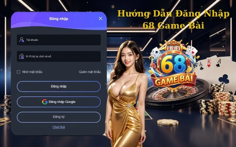 Hướng Dẫn Đăng Nhập 68 Game Bài