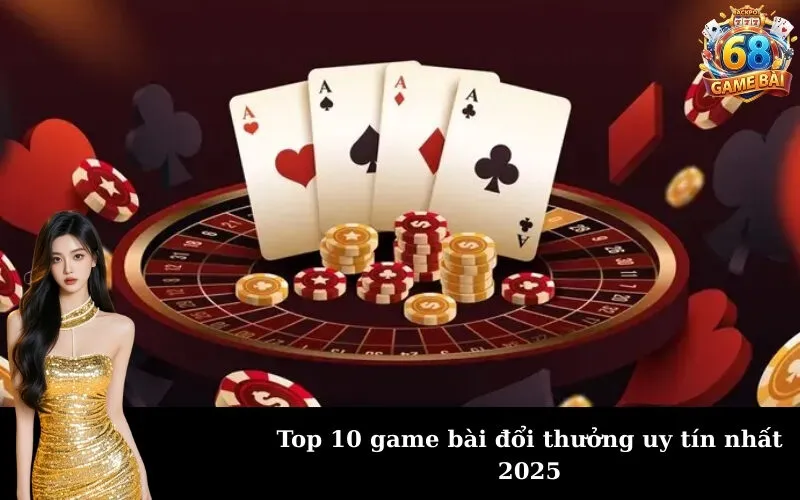 Top 10 game bài đổi thưởng uy tín nhất 2025